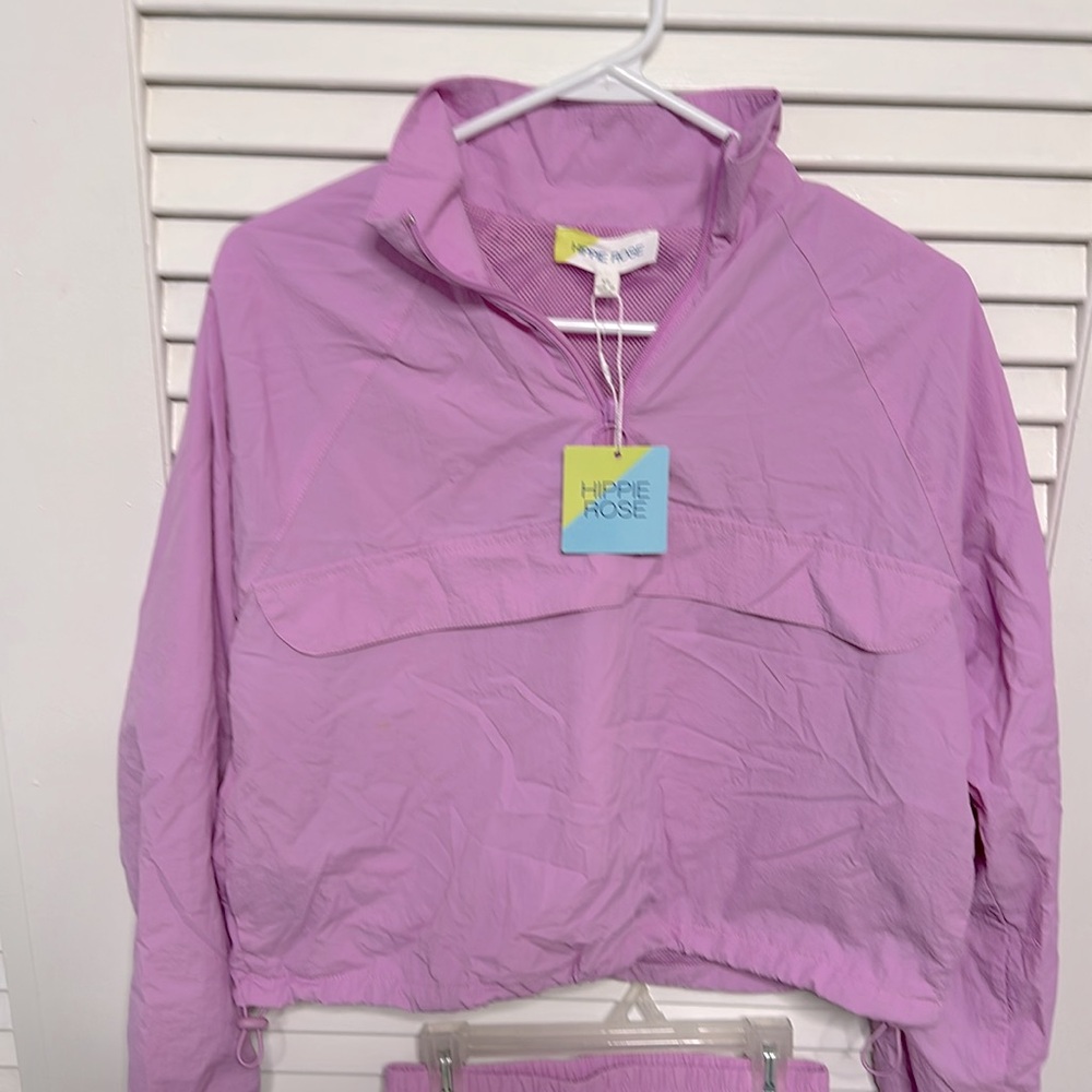 Hippie Rose short track suit XS in lilac NWT - Picture 2 of 5